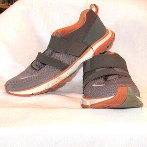 Vionic Orange/Gray Milan Women's Size 8.5 Sneakers Hook and Loop Closure